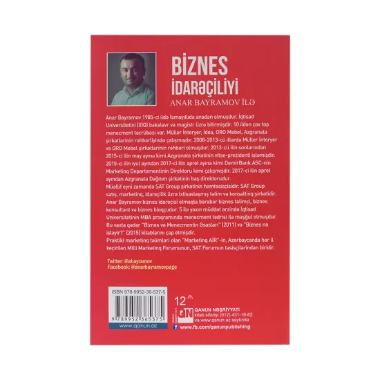 K.Biznes idarəçiliyi Anar Bayramov ilə