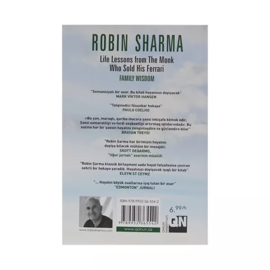K.Ferrarisini satmış rahibdən həyat dərsləri-Ailə müdrikliyi (Robin Sharma)