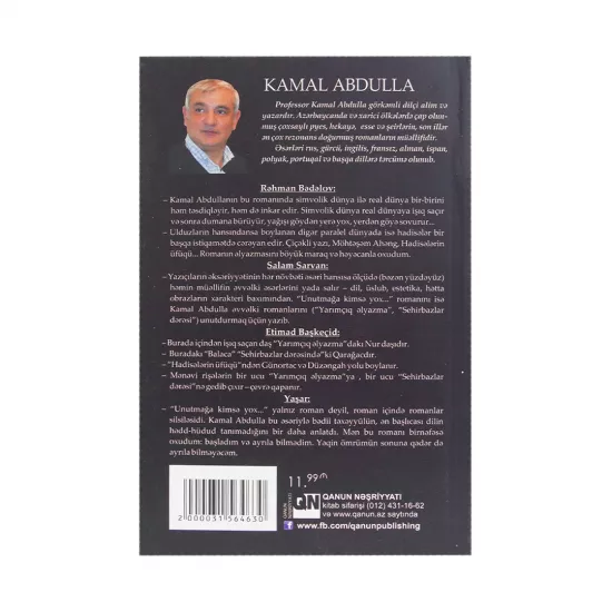 K.Unutmağa kimsə yox (K.Abdulla)