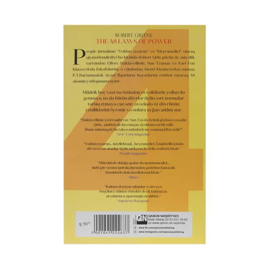 K.Hakimiyyətin 48 Qanunu (Robert Greene)