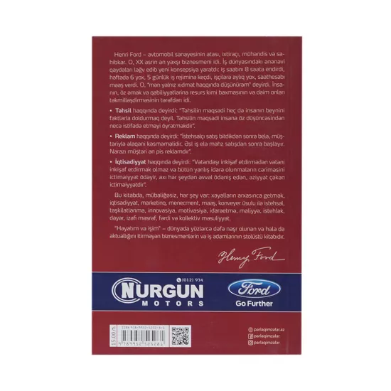 K.Həyatım və işim (H.Ford)(Parlaq)
