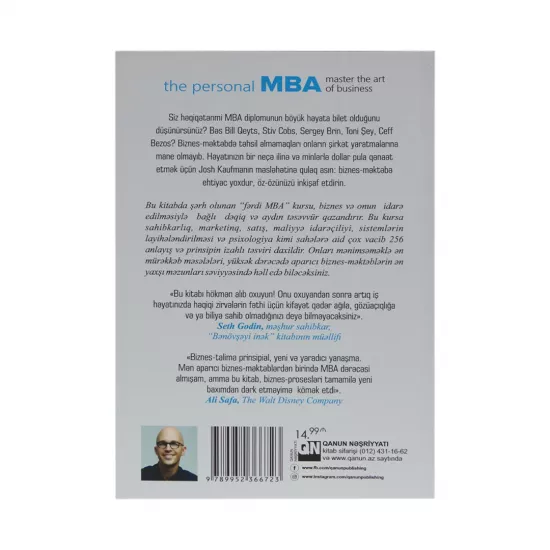 K.Fərdi MBA (Josh Kaufman)