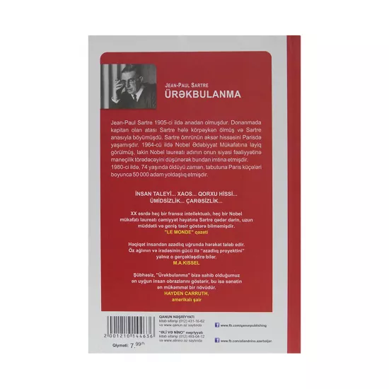 K.Ürəkbulanma (Jean-Paul Sartre)