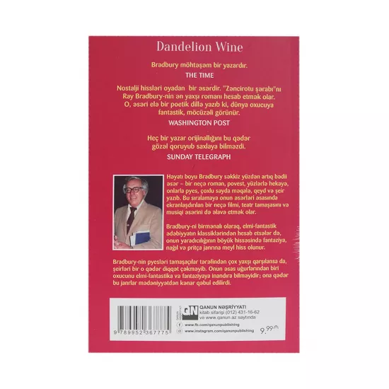 K.Zəncirotu şərabı (Ray Bradbury)