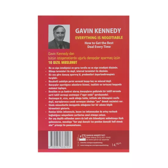K.Danışıqlarda hər şeyi razılaşdırmaq olar (Gavin Kennedy)