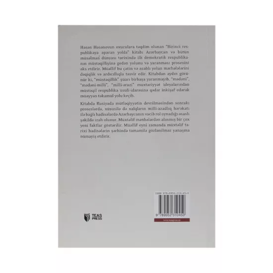 K.Birinci Respublikaya aparan yolda