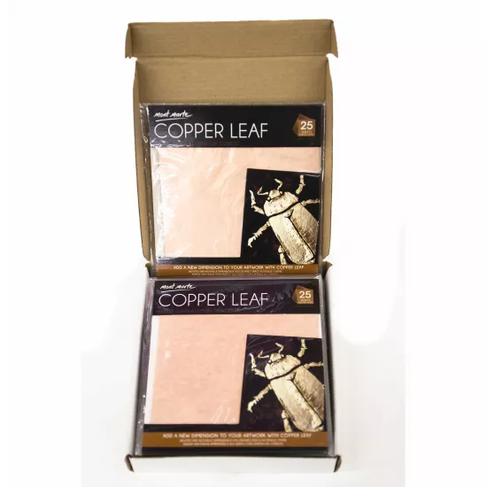 M.M. Copper leaf 14x14sm 25vərəq MAXX0023