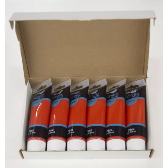 M.M. Studio acril boya 75ml al qırmızı MSCH7509