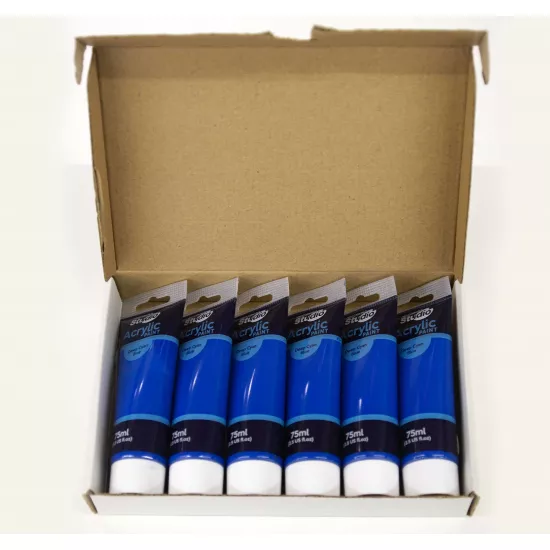 M.M. Studio acril boya 75ml cyan mavi MSCH7518