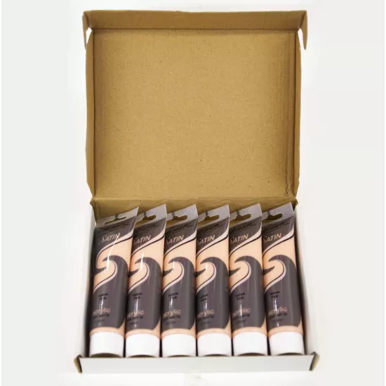M.M. Satin akril boya 100ml sarımtıl çəhrayı PMSA0024