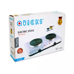 Elektrik peçi Q-5240 2 gözlü metallik (2000W,220v,50hz) Elektrik peçi Q-5240 2 gözlü metallik (2000W,220v,50hz)