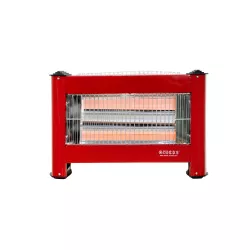 Elektrik peçi Q-6845 3 Gözlü qırmızı 1800W Elektrik peçi Q-6845 3 Gözlü qırmızı 1800W