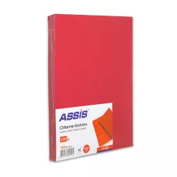Cildləmə kartonu A-437 A3 250 qr 100 ədəd qırmızı
