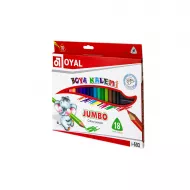 Karandaş rəngli i-693 Jumbo 18 rəng