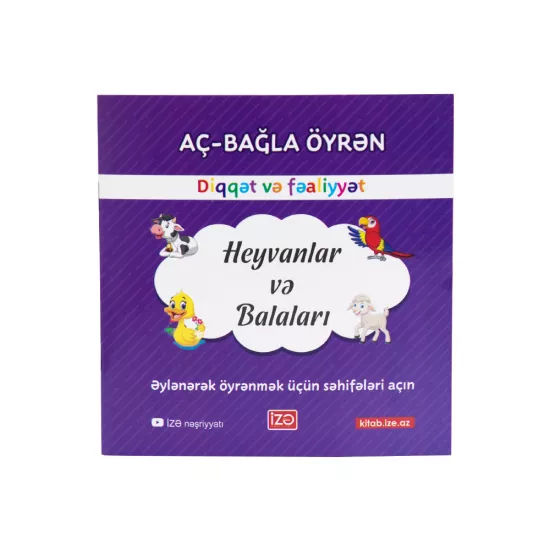 Aç-Bağla Öyrən Heyvanlar