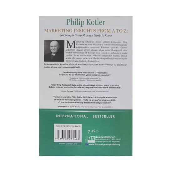 K.A-dan Z-yə marketinq (Philip Kotler)
