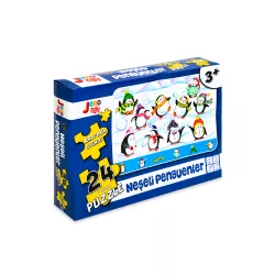 Puzzle Neşeli Penquenler 24 parça