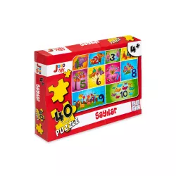 Puzzle Sayılar 40 parça