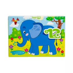 Mozaika Puzzle 86004 12ədədli Slonik (mini-maxi)