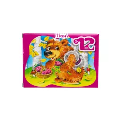 Mozaika Puzzle 87002 12ədədli Medvejonok (mini-maxi)