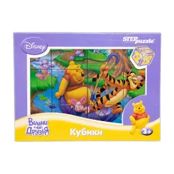 Puzzle Kubikov 87155 12ədədli Bunnu i Druzıya Vinni