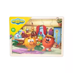 Taxta Puzzle 89141 İqra iz Dereva Smeşariki