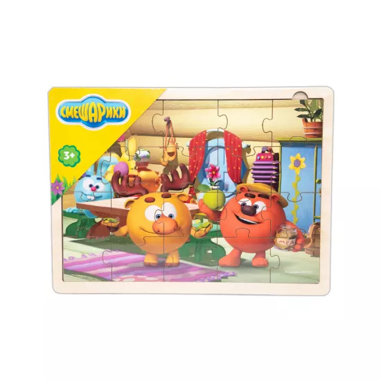 Taxta Puzzle 89141 İqra iz Dereva Smeşariki
