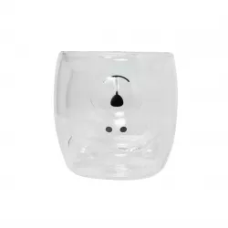 Fincan Ayı başlıqlı 260ml şəffaf