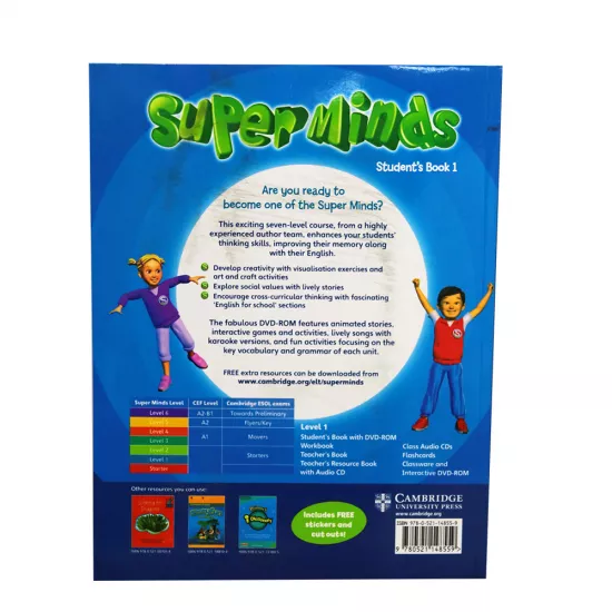 K.Super Minds 1+CD/DVD