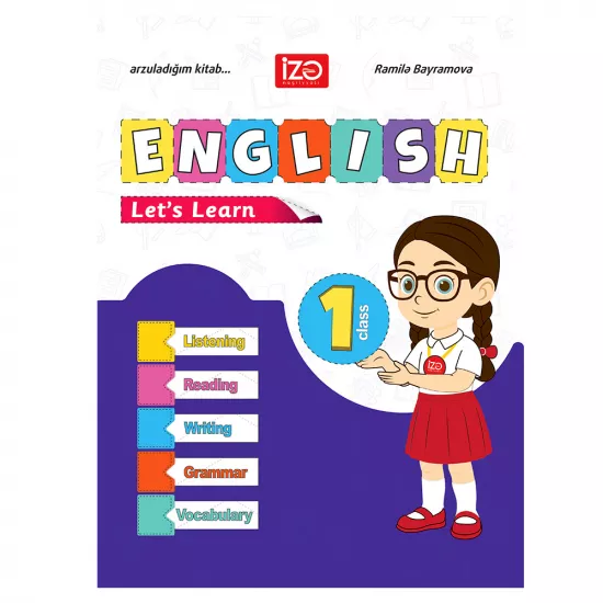 İngilis dili 1-ci sinif Let's Learn (R.Bayramova)(İZƏ)
