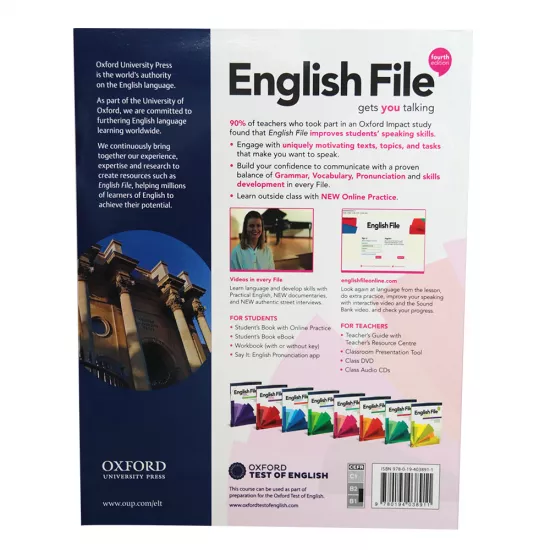 K.English File İnter-plus (4th) +DVD