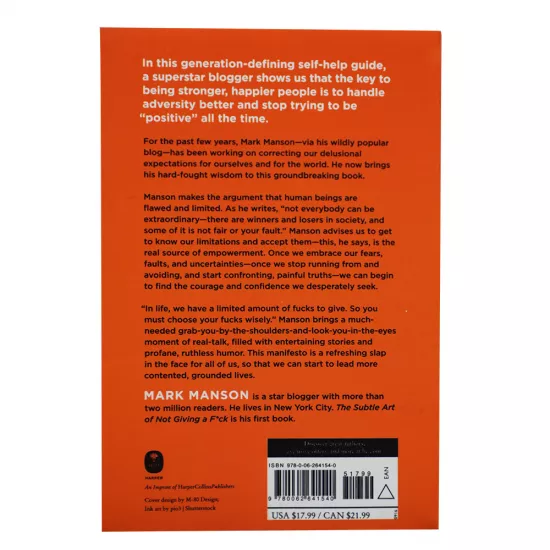 K.The Subtle Art Of Not Giving A Fuck (Mark Manson)