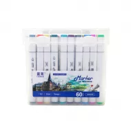 Flomaster LK909-60 rəng 2-tərəfli