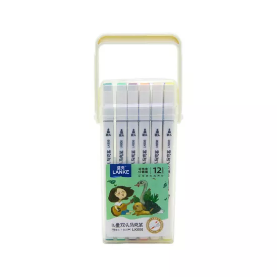 Flomaster LK606-12-li 2 tərəfli