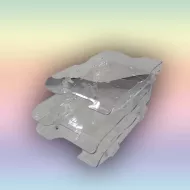 Sənəd rəfi 3-lü C-8808 Şəffaf