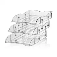 Sənəd rəfi 3-lü C-8808 Şəffaf