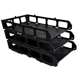 Sənəd rəfi plastik 3-lü A-3790 qara