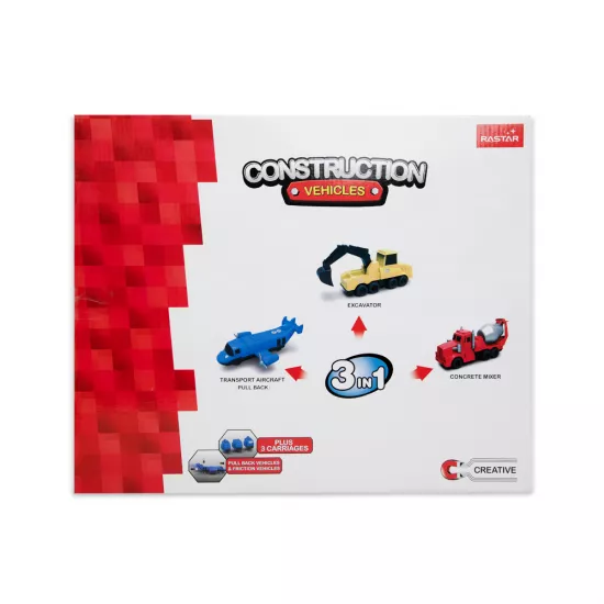 Oyuncaq Magnetic Car 3in1 77800-3