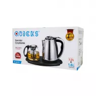 Çaynik Q-6615 elektrik 2-li (1.8L+1.2L) 1800w