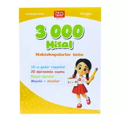 3000 misal Məktəbəqədər hazırlıq  (İZƏ)(3Azn)