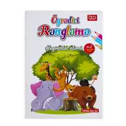 Öyrədici Rəngləmə A4 heyvanlar №2 (İZƏ)