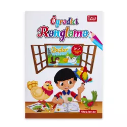 Öyrədici Rəngləmə A4 quşlar №5 (İZƏ)