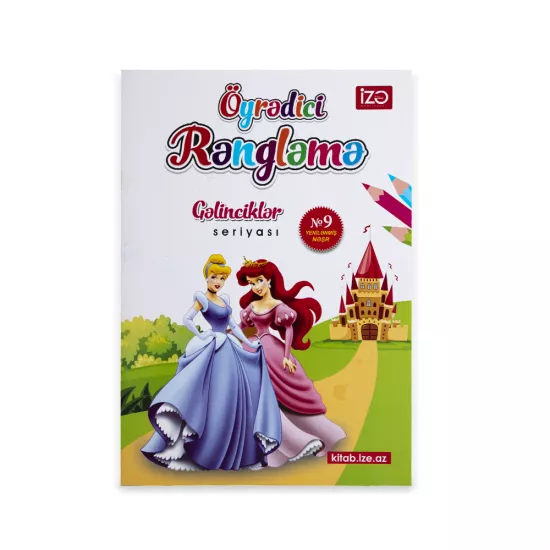 Öyrədici Rəngləmə A4 Gəlinciklər №9