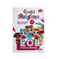Öyrədici Rəngləmə A4 Oyuncaqlar-Lol №12 (İZƏ)