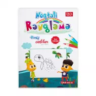 Nöqtəli Rəngləmə A4 Dəniz canlıları №6 (İZƏ)