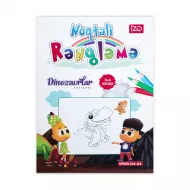 Nöqtəli Rəngləmə A4 Dinozavrlar №4 (İZƏ)