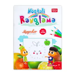 Nöqtəli Rəngləmə A4 Meyvələr №2 (İZƏ)