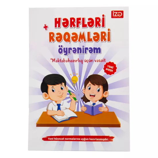 Hərfləri + rəqəmləri öyrənirəm