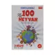 Rəngləməli 100 heyvan 3 dildə (Az.En.Ru)