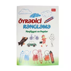 Öyrədici Rəngləmə A4 nəqliyyat və peşələr (İZƏ)